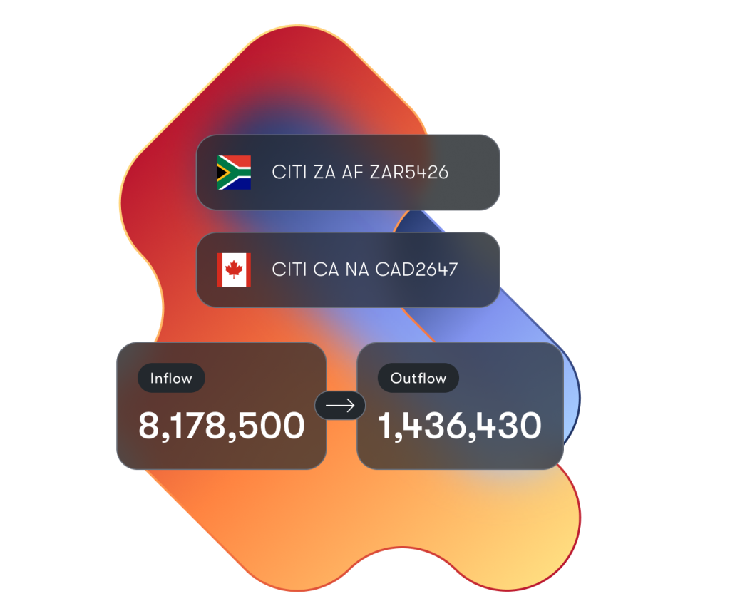 User interface showing account statements