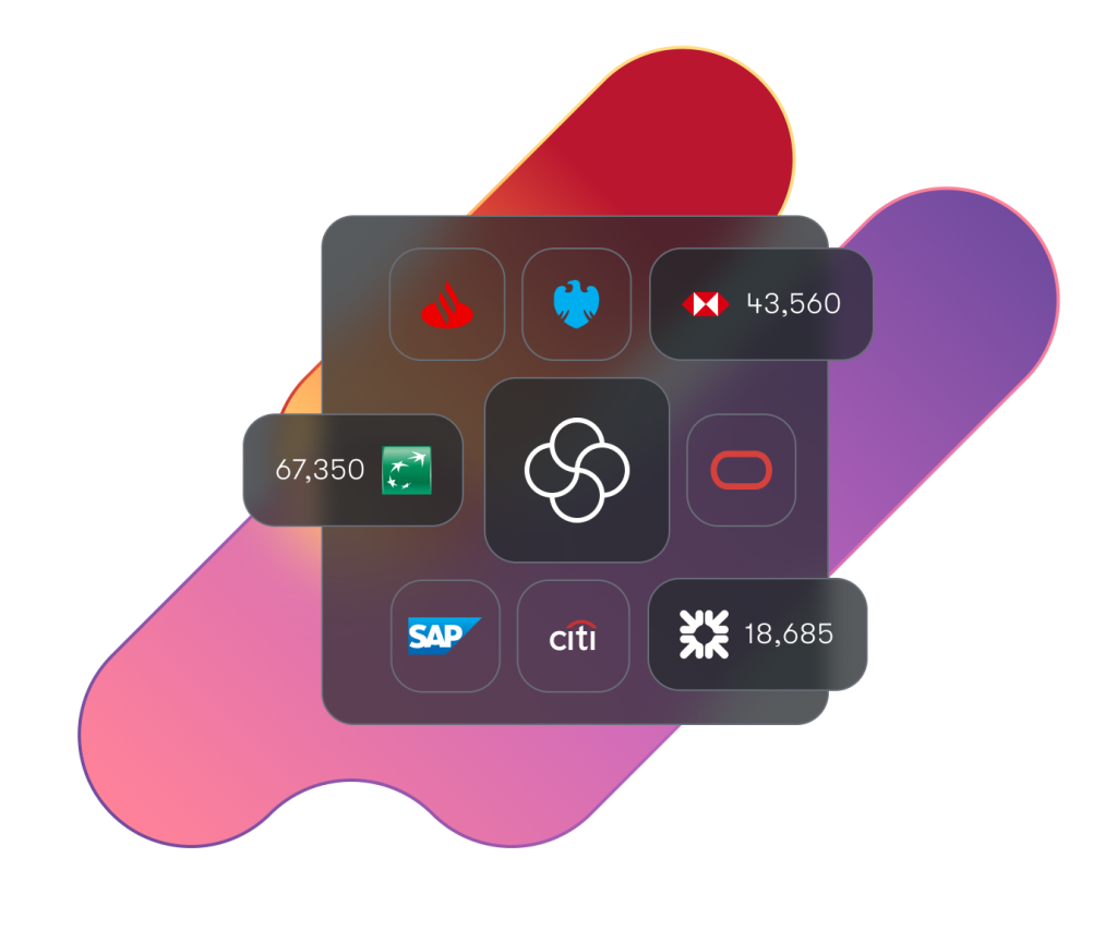 User interface showing data consolidation