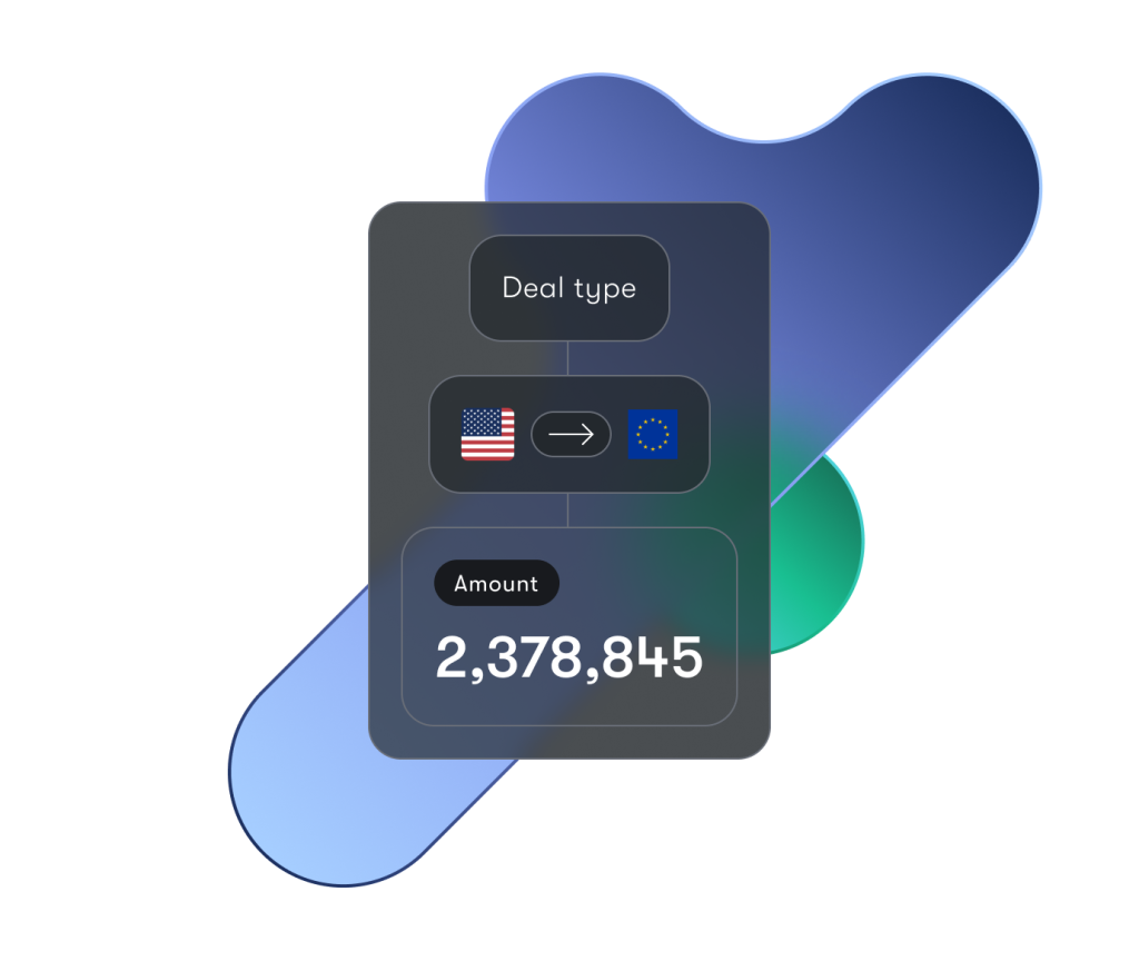 User interface showing order processing